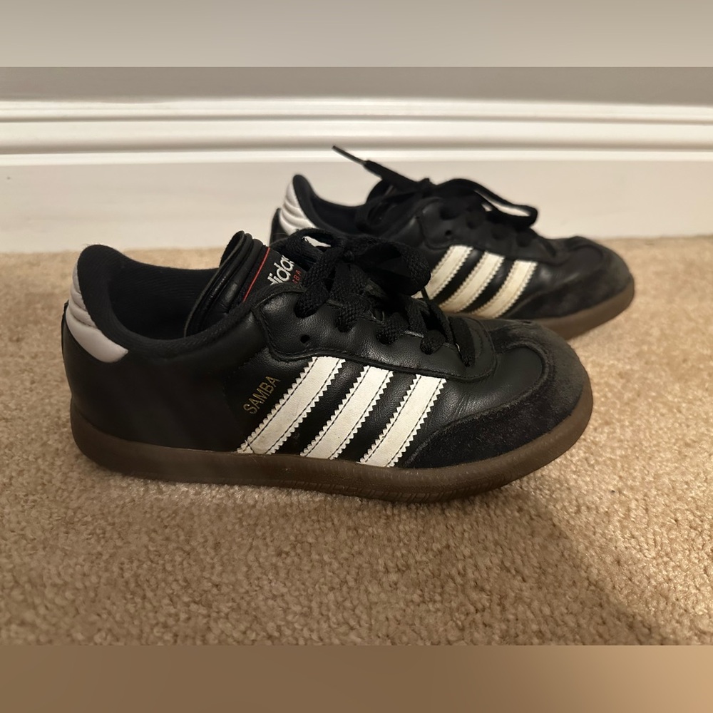 Adidas Kids Samba Black White Sneakers